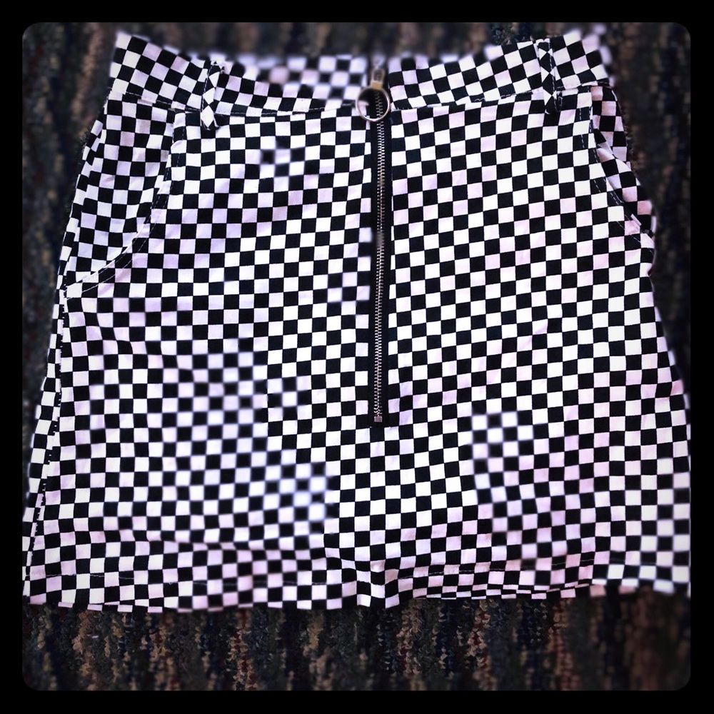 Checkered Skirt